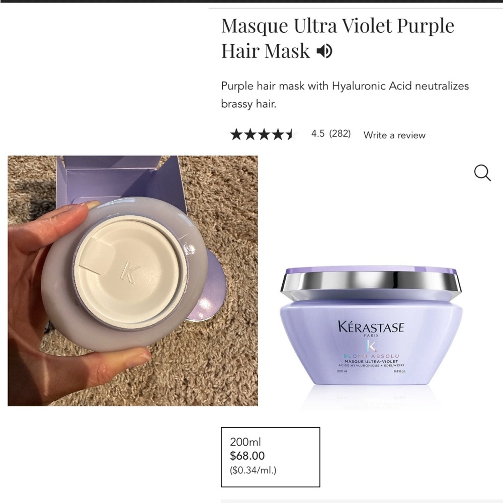 Kerastase Paris Blond Absolu hair mask